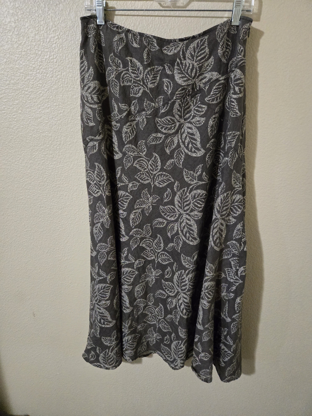 Charter Club Gray Maxi Skirt Vintage 90s Y2k Size 10 Cottagecore